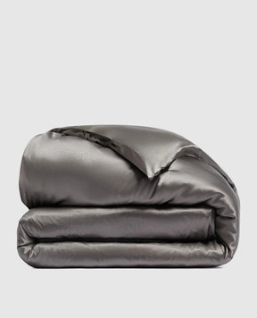 Dore & Rose Gray silk duvet cover DUVETCOVER