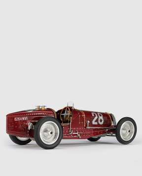 Amalgam Burgundy souvenir in the shape of a BUGATTI Type 59 car M6021NUV