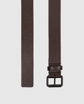 Sofie D`Hoore Brown leather belt VARNIA VARNIA25LNA