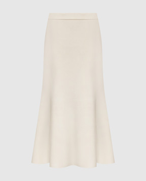Simkhai Ivory wool midi skirt 5263005K