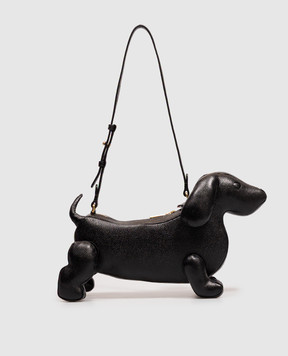 Thom Browne Black leather Baby Hector bag FAP341A00198