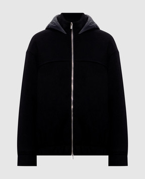 Peserico Black jacket with wool and cashmere A21085C3197