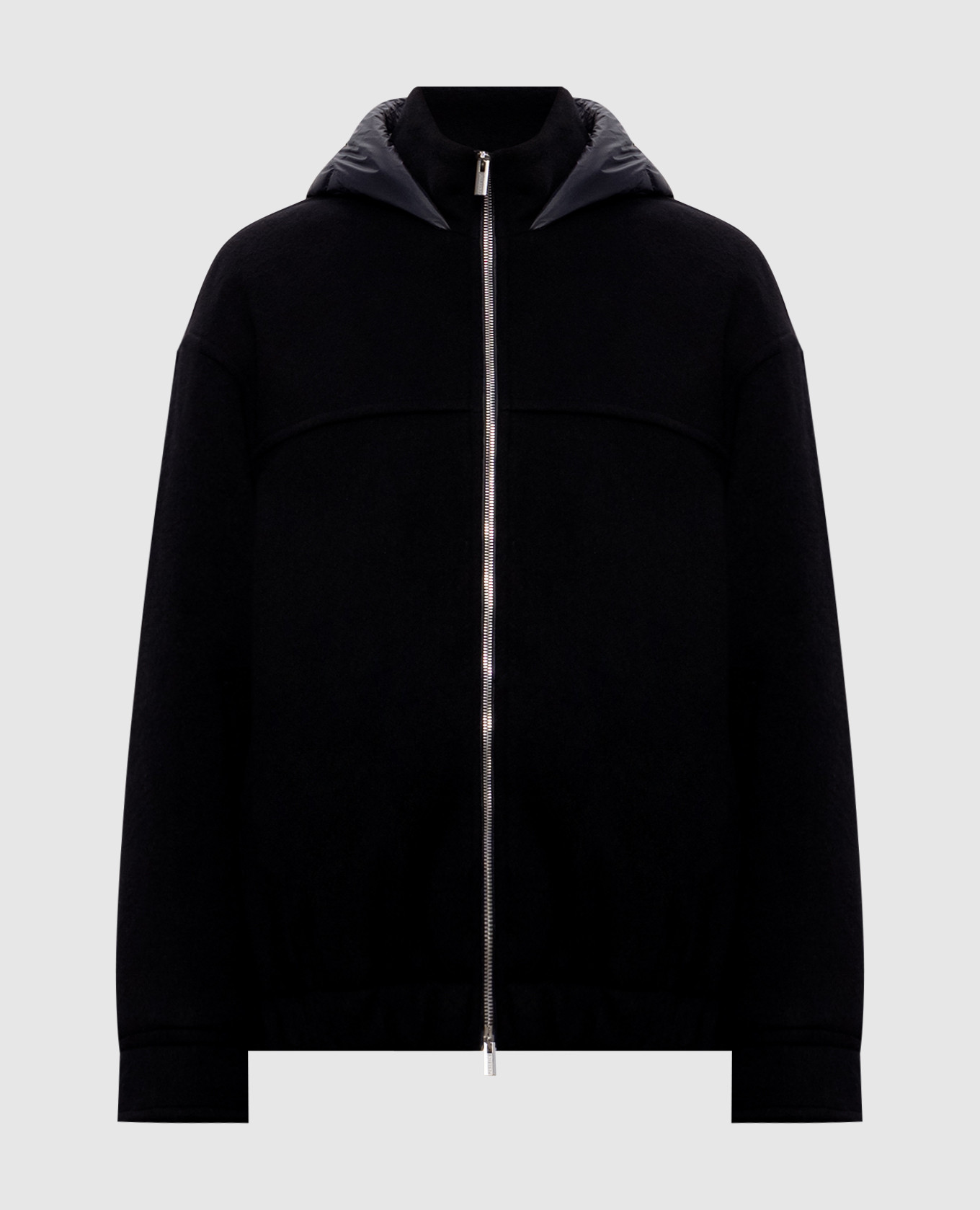 Black jacket with wool and cashmere