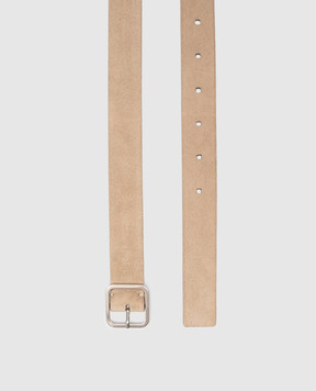Marsell Beige suede Quadra belt MACD001P024