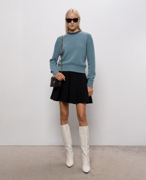 Versace Black wool skirt 10265691A19091
