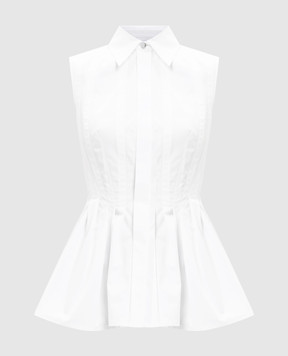 Max Mara Sportmax White CERTOSA sleeveless shirt SPXCERTOSA