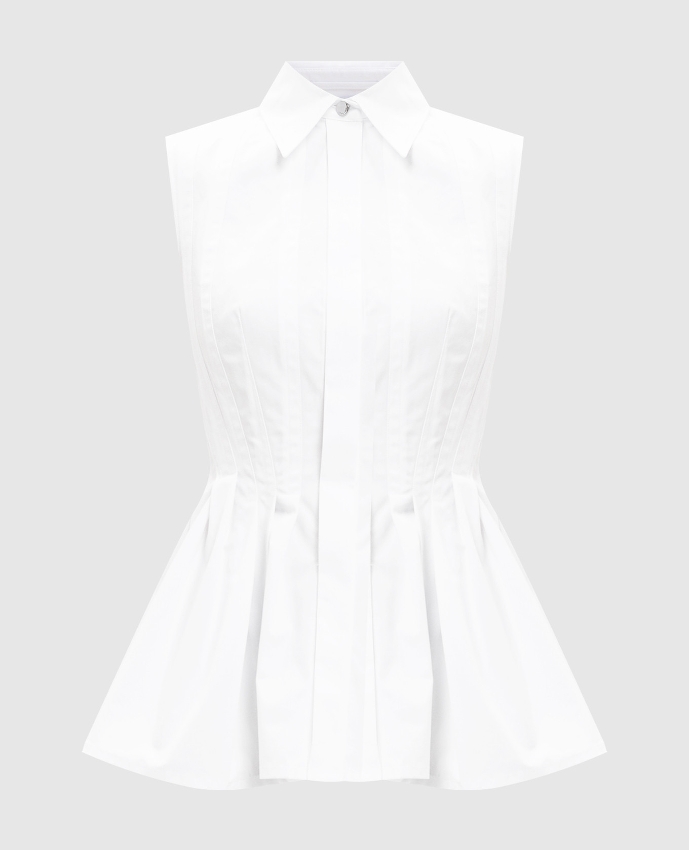 White CERTOSA sleeveless shirt Max Mara Sportmax