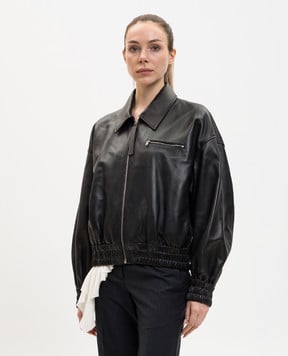 Jil Sander Black leather jacket J02SW0048J07187