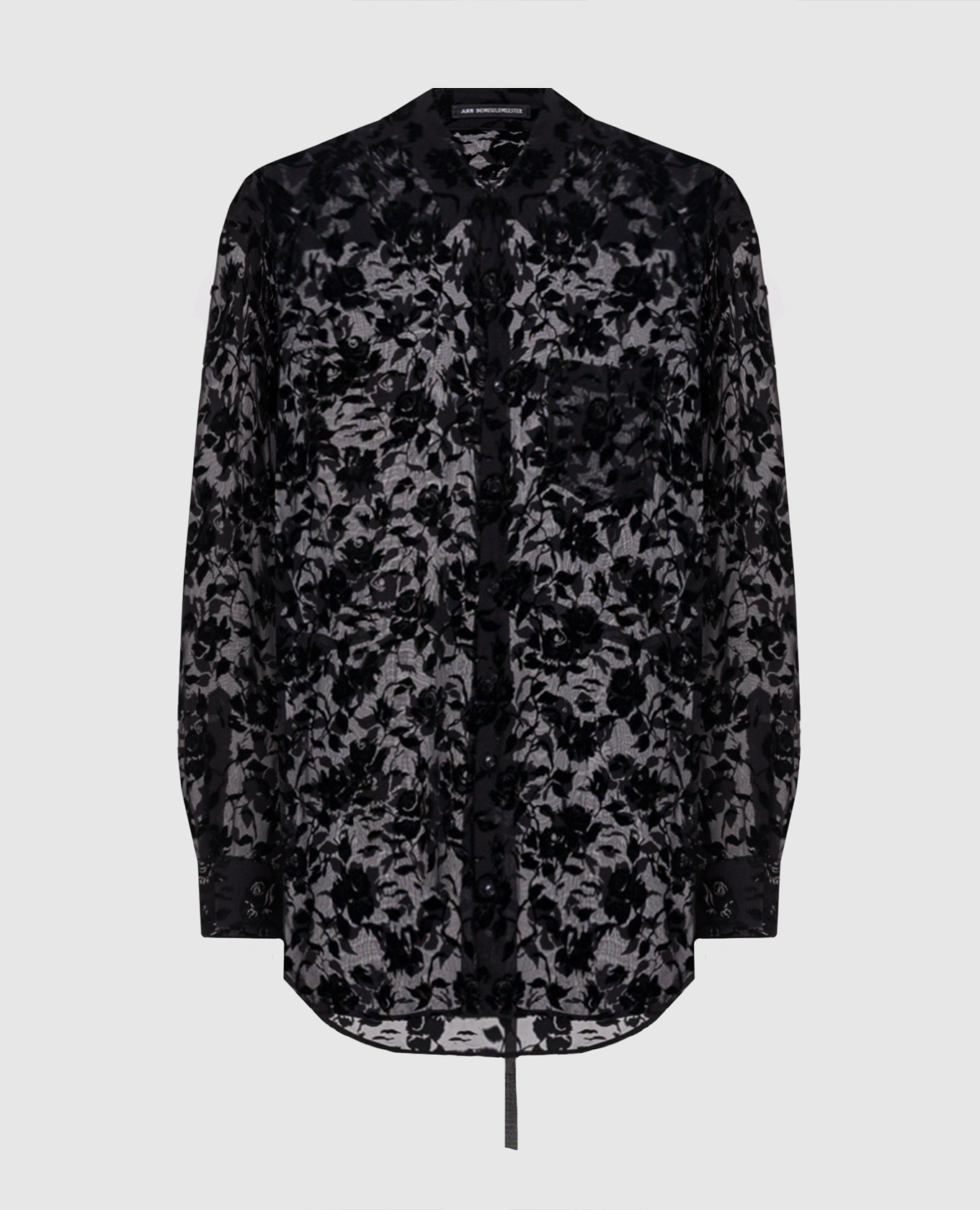 Elisabeth black blouse with silk