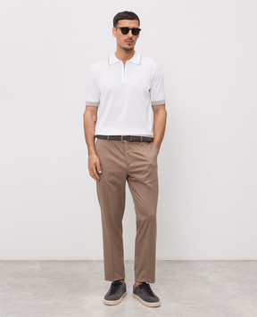 Peserico Brown wool pants R5422508274