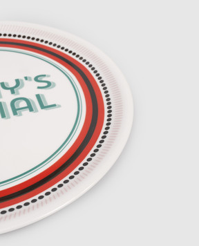 Bitossi Home Today's Special White Porcelain Pizza Plate GST00006