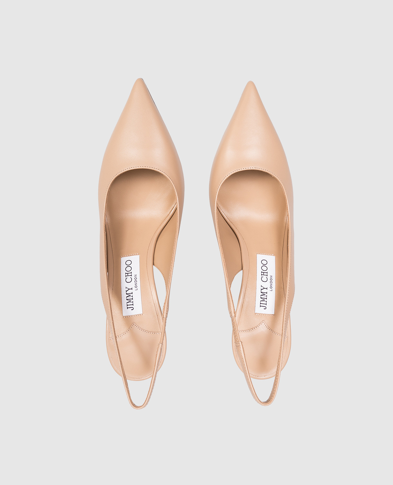Beige leather slingbacks Love Jimmy Choo 4