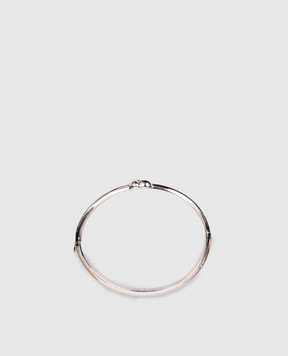 Jenny Bird Silver Woven Square Bracelet JB2162RHMW
