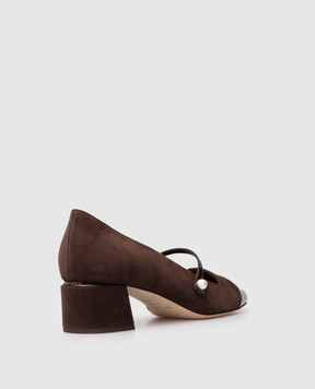 Jimmy Choo Brown suede ELISA shoes ELISA45PAS