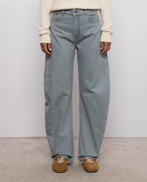 Max & Co Blue banana jeans with a patch MCOCANTORE