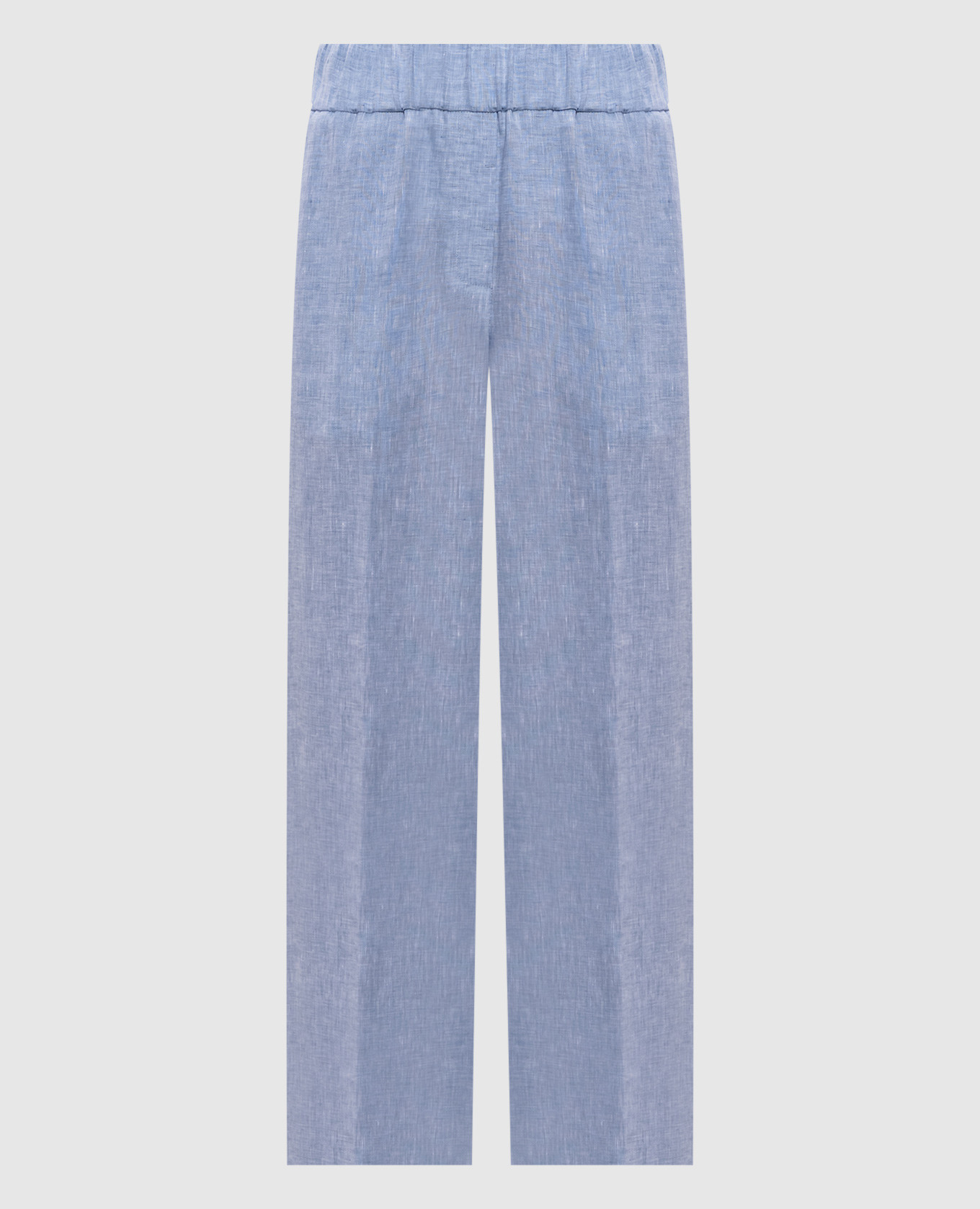 Blue linen pants