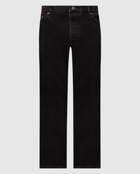 Off-White Black jeans with Half Arrow print 44MYA18JF26D00E