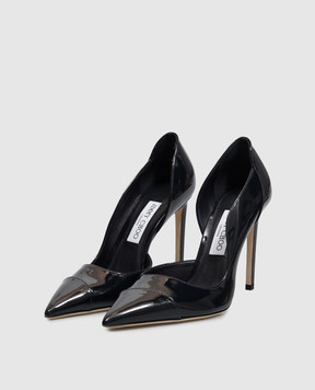 Jimmy Choo Brigitte blue patent leather shoes BRIGITTE100PAT