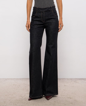 Brunello Cucinelli Black Flared Jeans ML133P4126