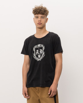 Ann Demeulemeester Black T-shirt with print B0014438FA790