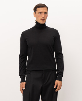 Dolce&Gabbana Black cashmere turtleneck GXW05TJBW1W