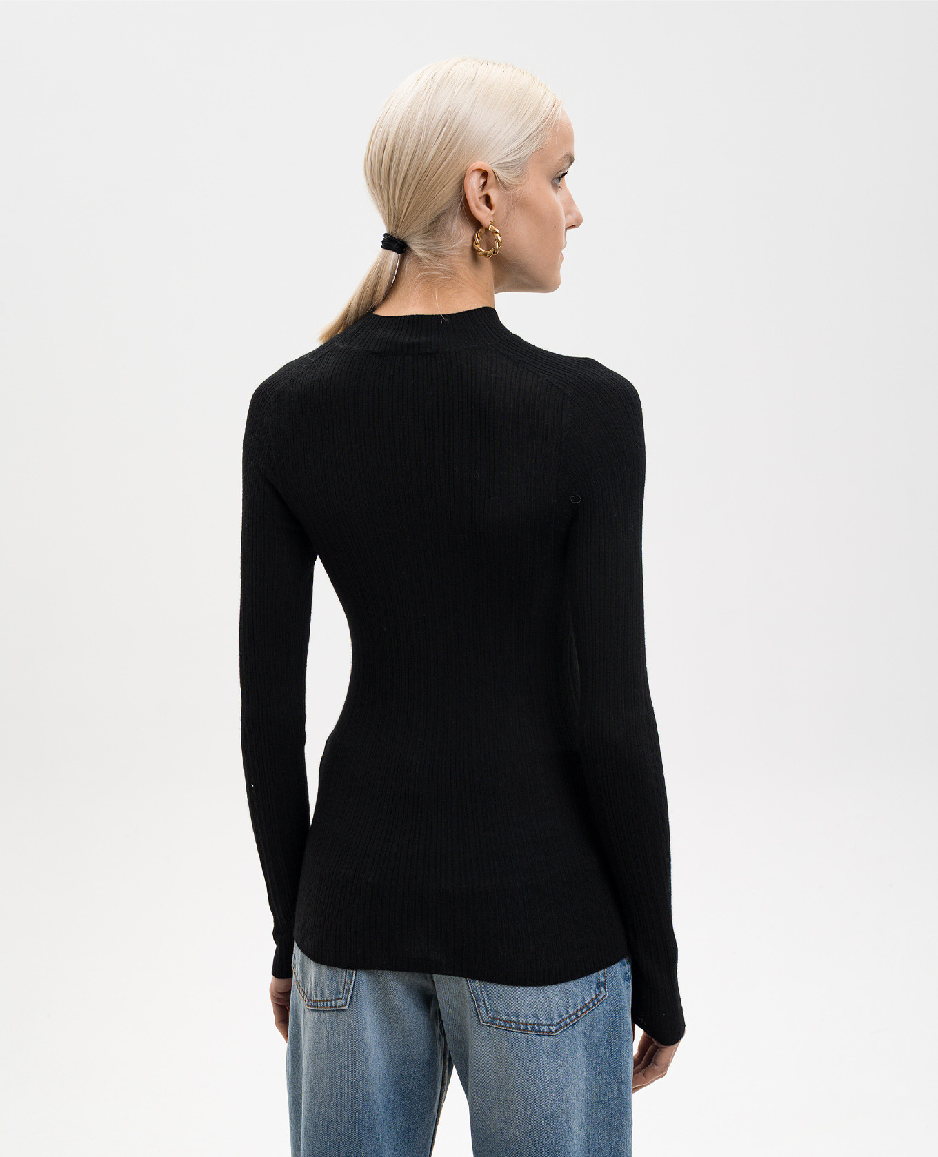 

Davina black cashmere top LISA YANG