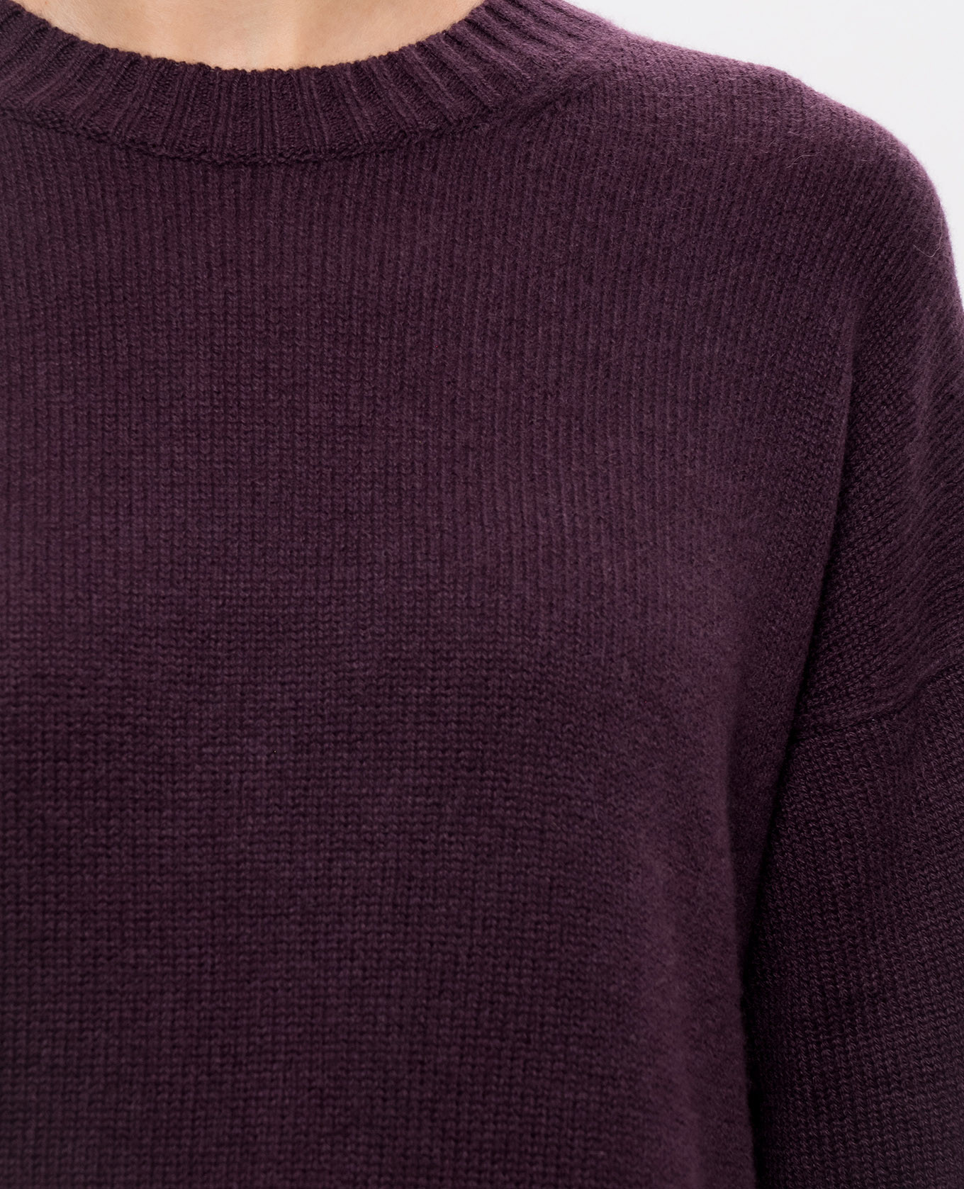 Purple cashmere sweater Allude 5