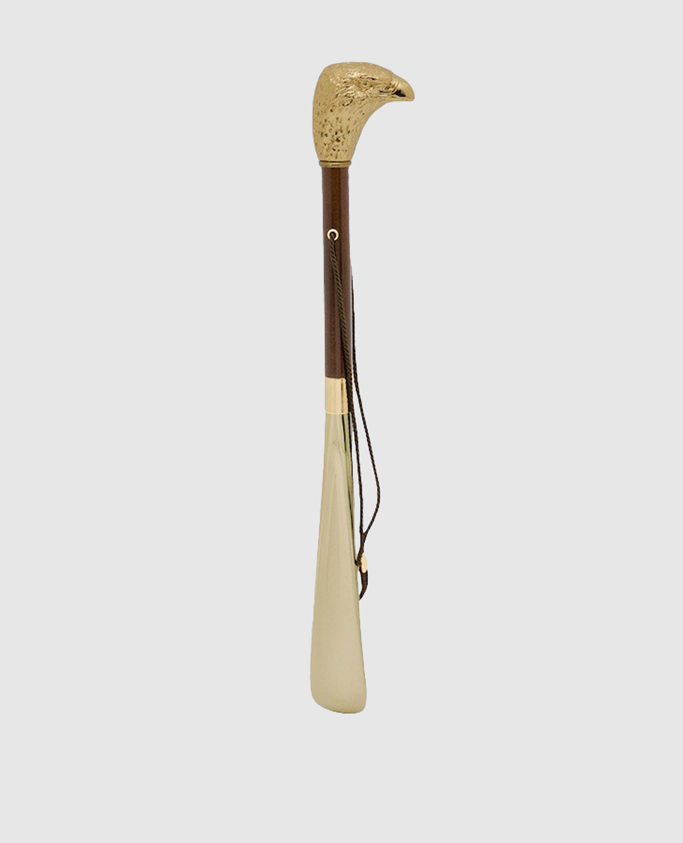 

Golden horn with an eagle handle Pasotti