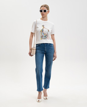 Missoni White T-shirt with logo print DS26SL04BJ00QG