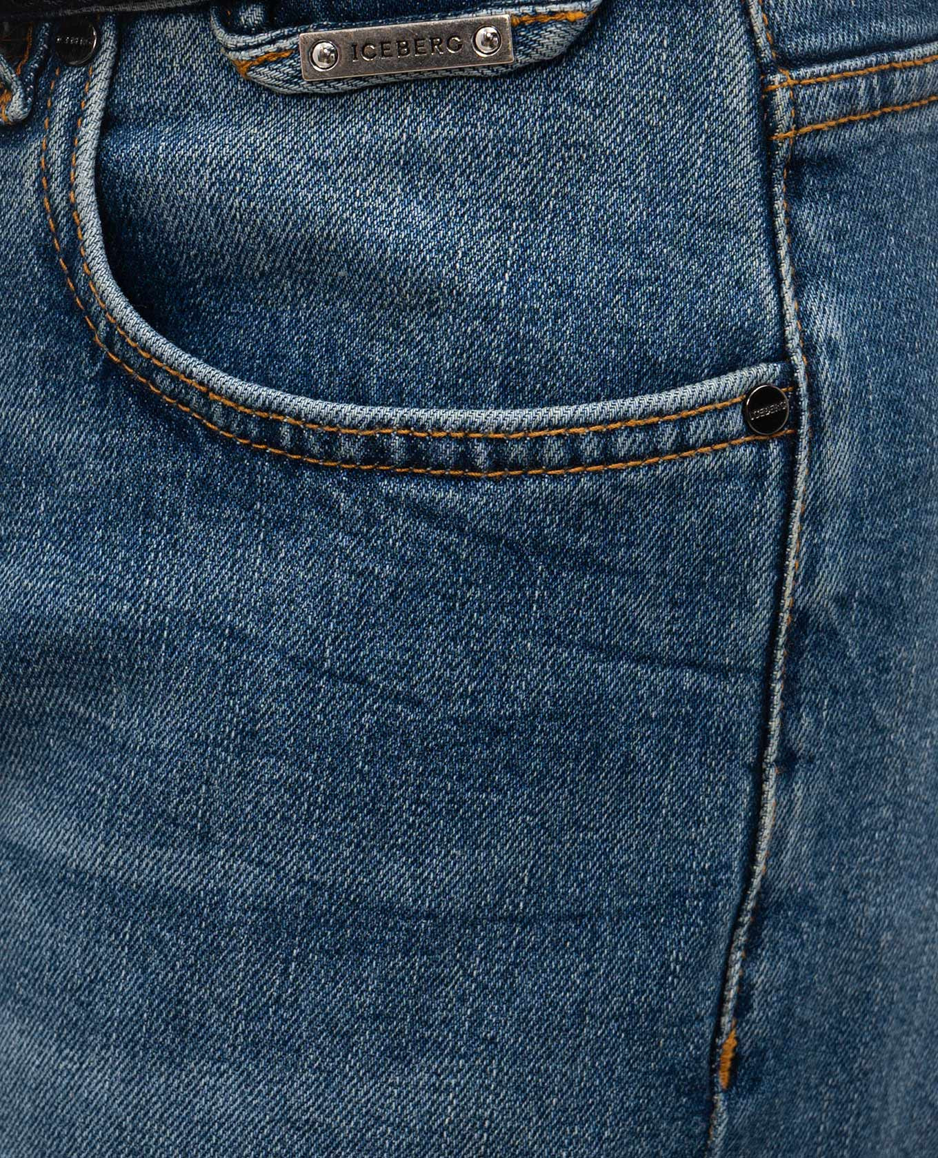 

Blue jeans with logo Iceberg