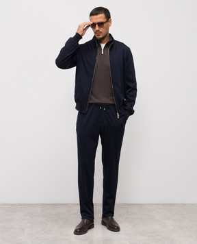 Enrico Mandelli Brown wool jumper 2K064A5270