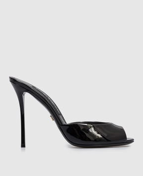 Dolce&Gabbana Keira black patent leather mules CR2011A1471