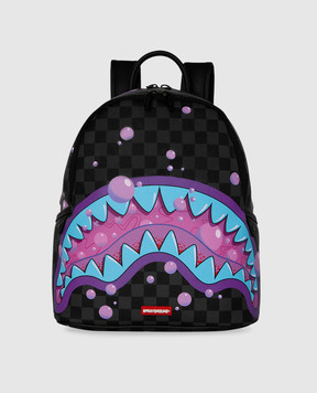 Sprayground Children's backpack PURPLE SLIME SHARK with print 910B8955NSZ