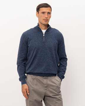 Brunello Cucinelli Blue cashmere jumper MQS00124