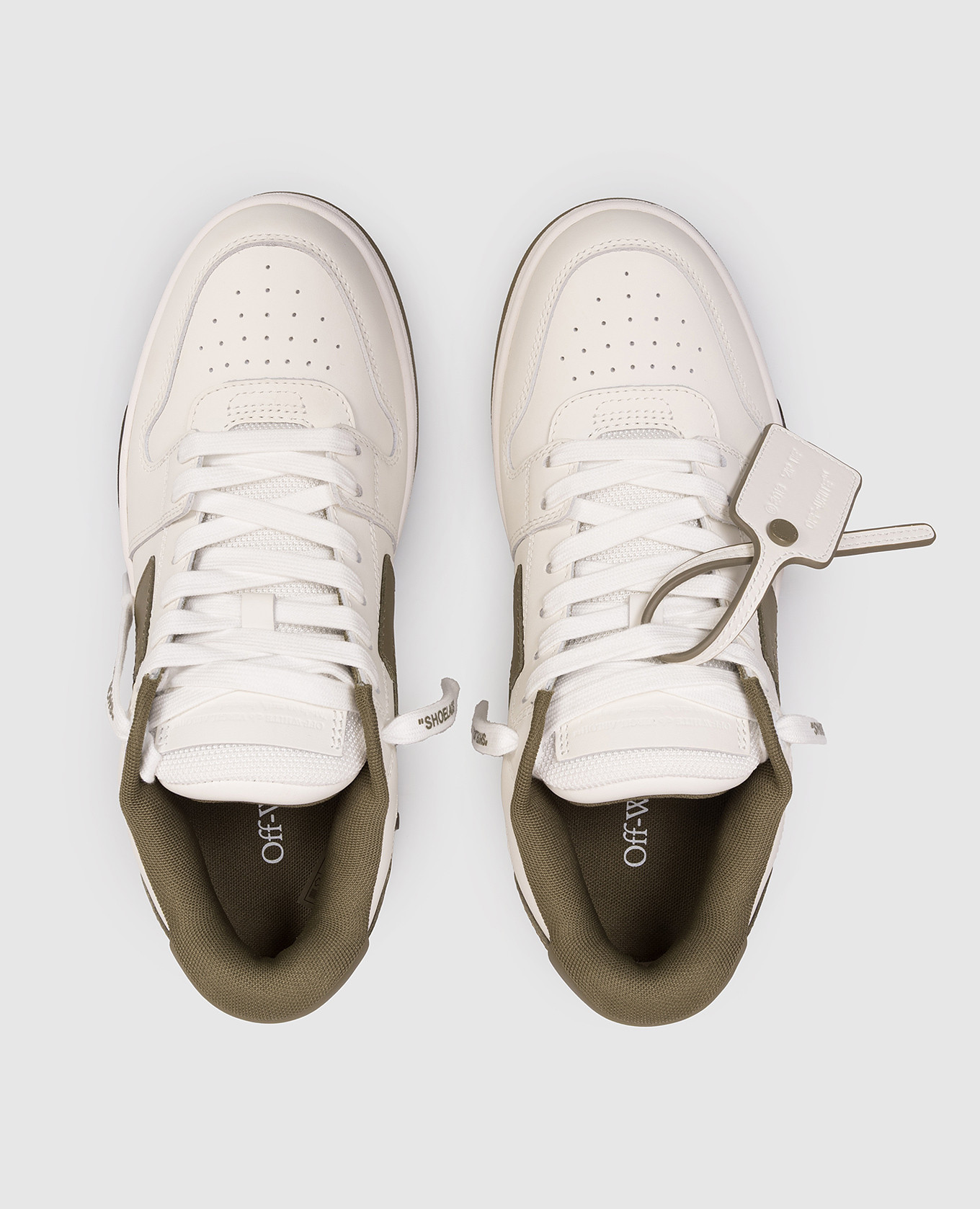 

Out Of Office white leather sneakers with emblem Off-White