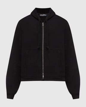 Dolce&Gabbana Black insulated sports jacket with logo G9BVJTG7PLA