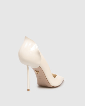 Le Silla White leather shoes PETALO 3130D090BXPPNEM