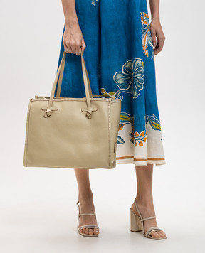 Gianni Chiarini MARCELLA khaki leather tote bag BS9330BBLTU