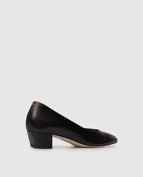 Aeyde Black leather Helia shoes PU0592001001225