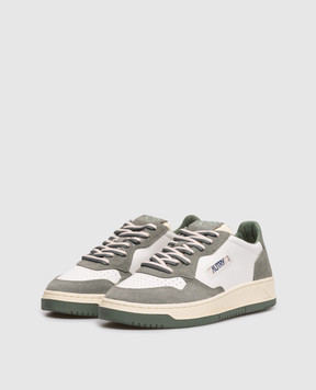 AUTRY Medalist white leather sneakers with logo A1UNAULWBW02