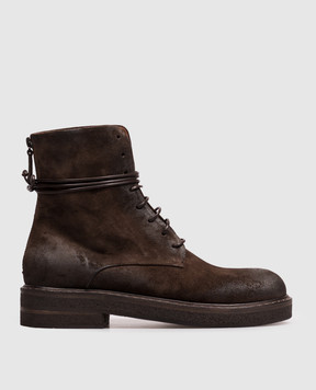Marsell Parrucca brown suede boots MW2952P024