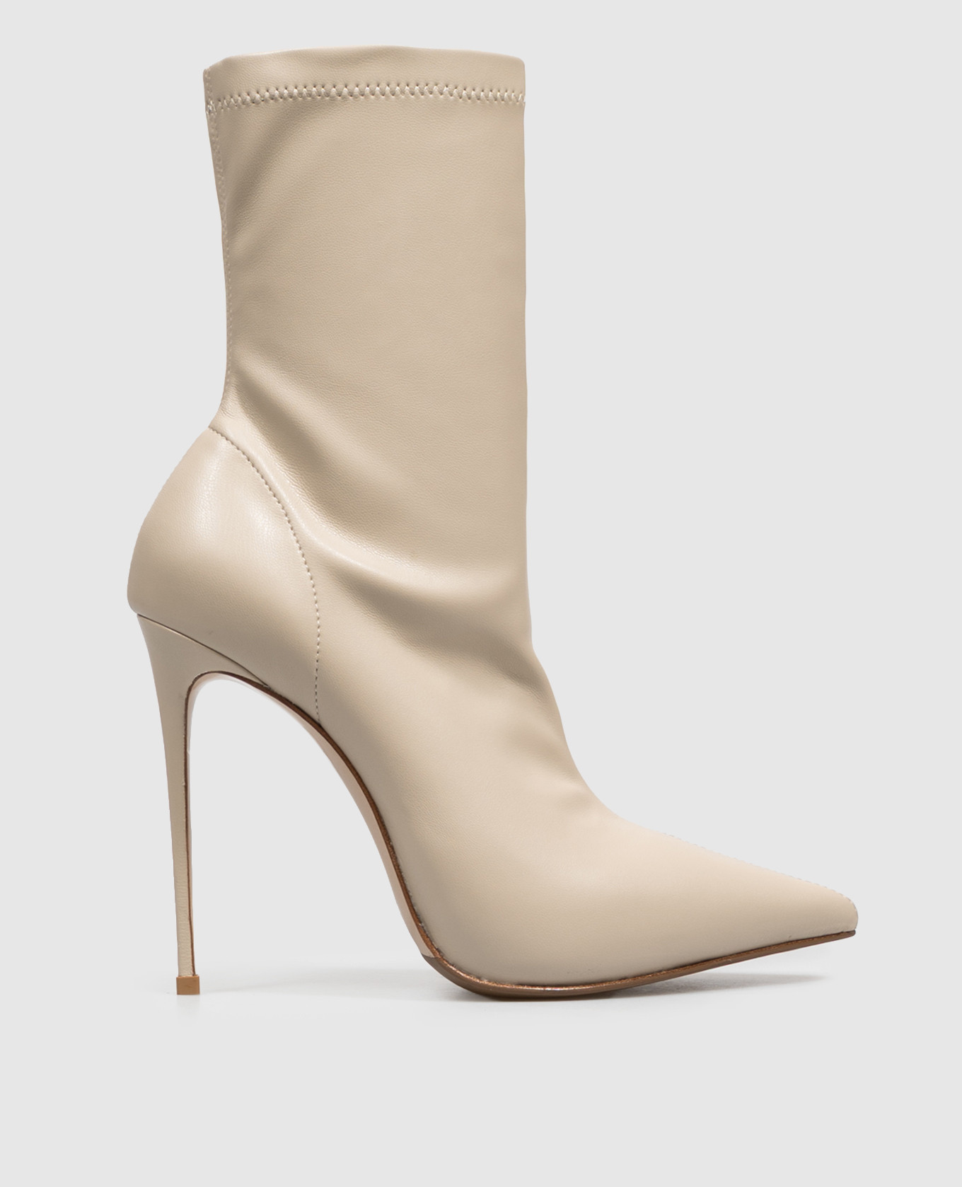 Beige Eva ankle boots