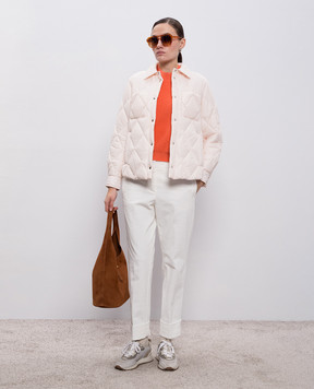 Peserico Pink sweater made of wool, silk and cashmere S99006F129018C
