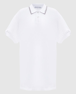 Alexander Wang White mini polo dress with logo 4CC1266902
