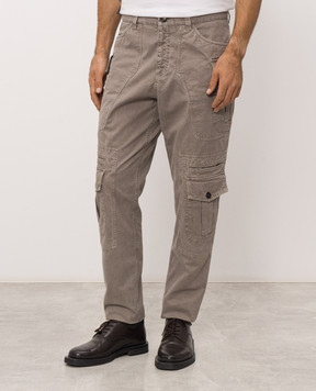 Brunello Cucinelli Gray cargo pants M225NS1070