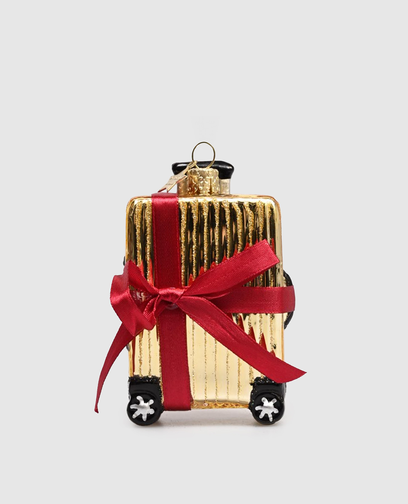 

Golden Christmas tree toy Suitcase Vondels