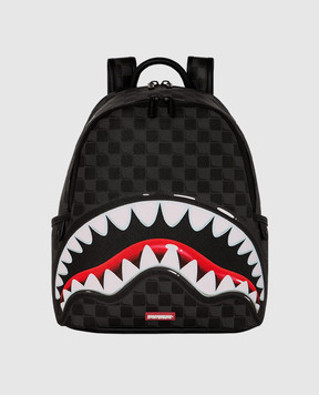 Sprayground SHARKS IN PARIS children's gray backpack with print 910B8943NSZ