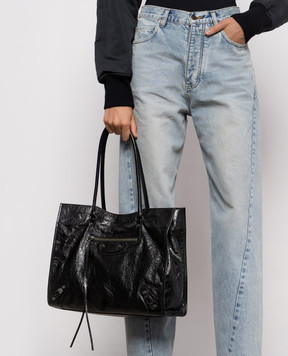 Balenciaga Black leather tote bag Le City 8469212ABEK