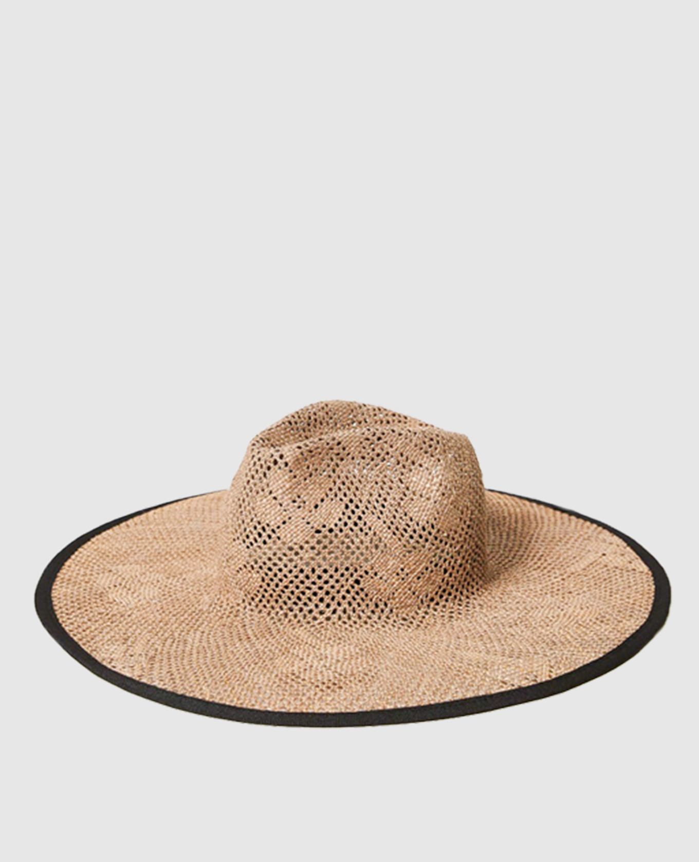 

Brown straw openwork hat Twinset
