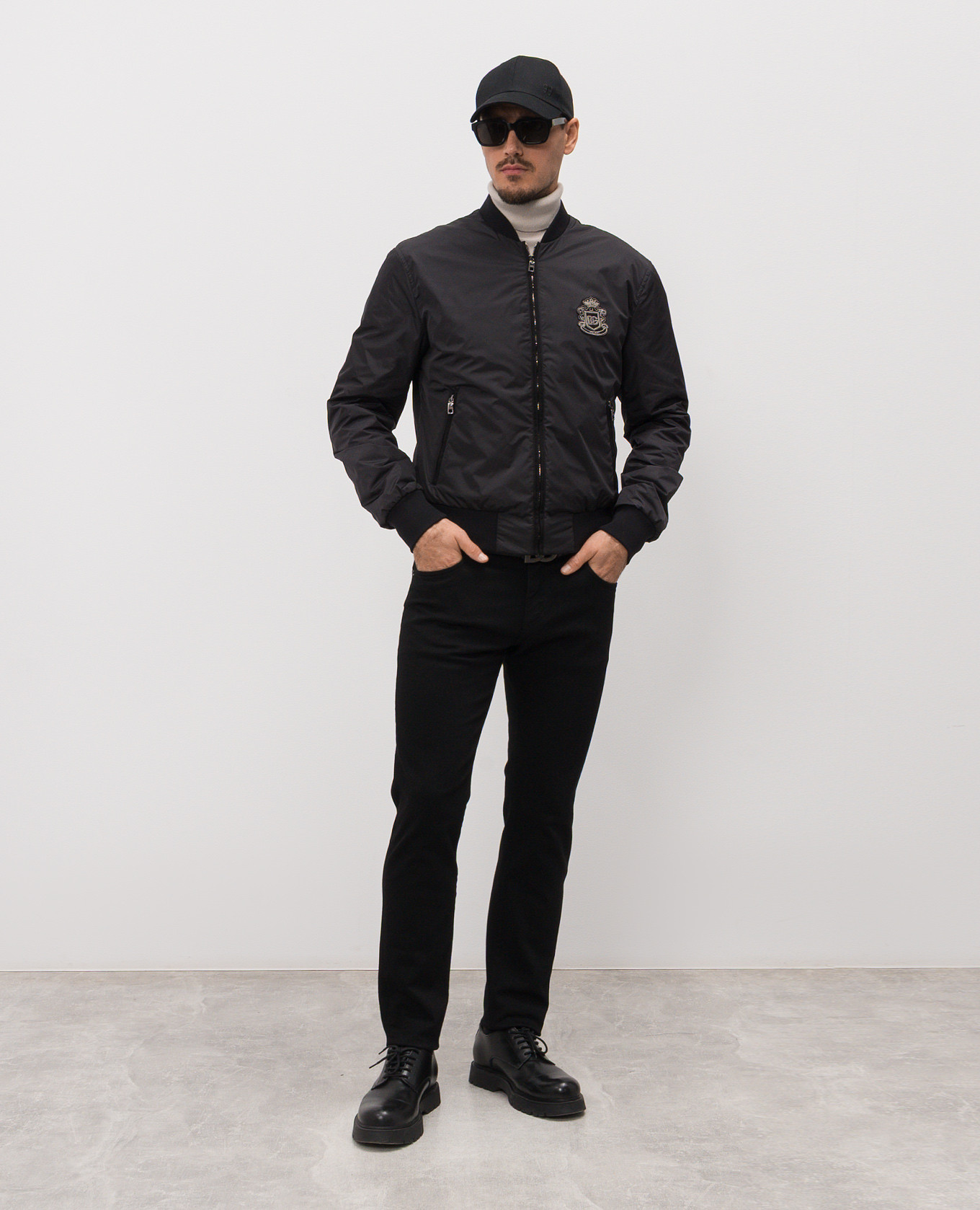 

Black slim jeans with logo Dolce&Gabbana